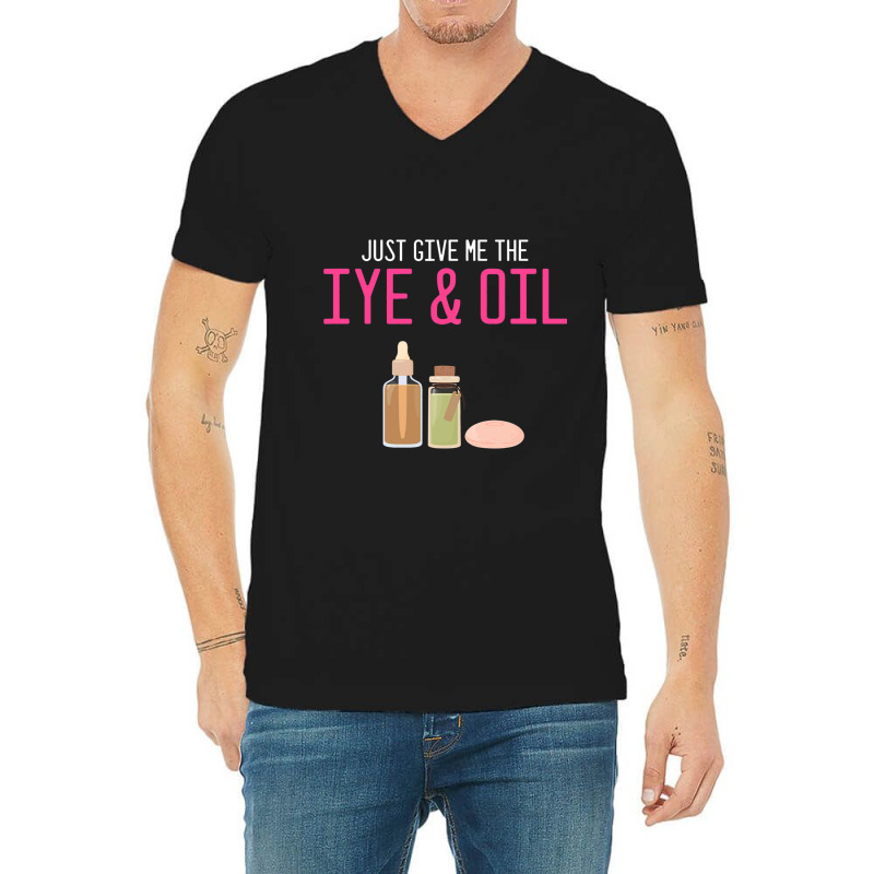 Homemade Soap Maker Design For Oil Soap Making Des V-neck Tee | Artistshot