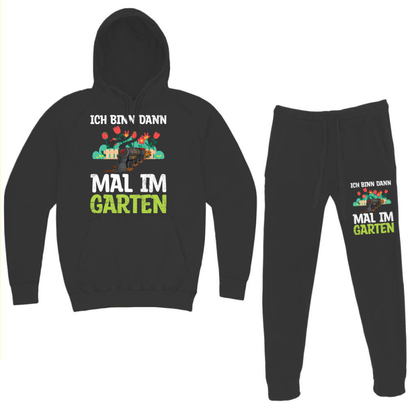 Ich Bin Dann Mal Im Garten Garden Train Model Rail Hoodie & Jogger Set | Artistshot