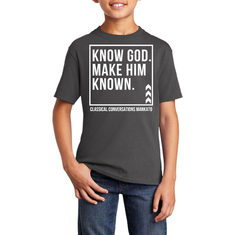 Know God. Make Him Known. Mankato Classical Conversations Premium T Sh Basic Youth T-shirt | Artistshot