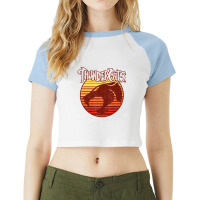 Thundercats Retro Outline Raglan Crop Top | Artistshot