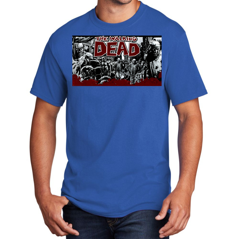 Walking Dead Basic T-shirt by lukma | Artistshot