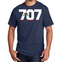 Area Code 707 Shirt   Sonoma California Tshirt Basic T-shirt | Artistshot