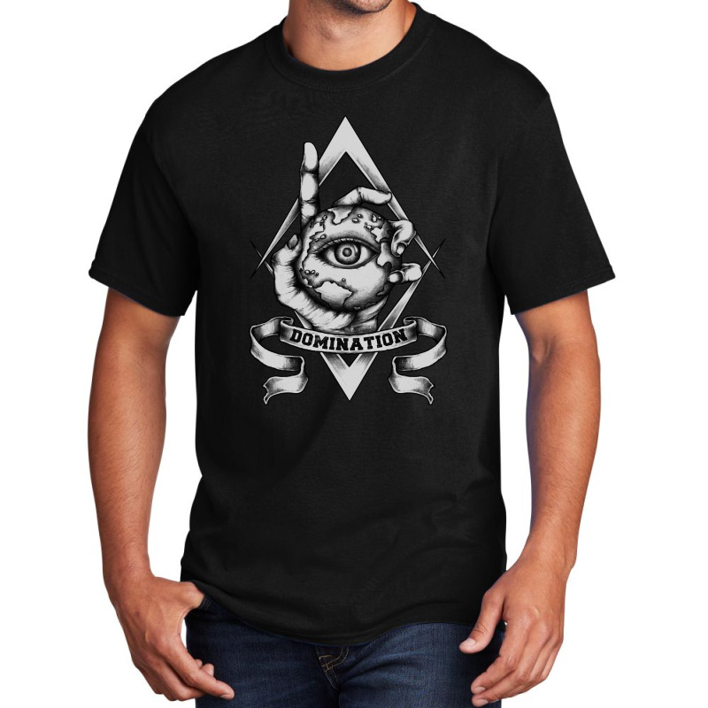 One Eye Domination Basic T-shirt by fluencyroom | Artistshot