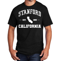 Stanford California Map Ca Travel Vacation T Shirt Basic T-shirt | Artistshot