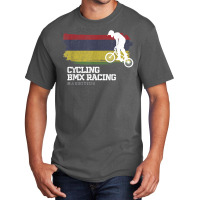 Bmx Bike Mauritius Flag Biking Cycling Racing Bmx T Shirt Basic T-shirt | Artistshot