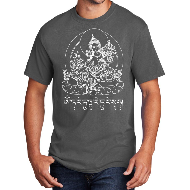 Buddhism Buddha Green Tara Mantra Tibetan Buddhism Vajrayana 623 Basic T-shirt by criticizematter | Artistshot