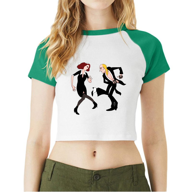 The Transylvania Twist Raglan Crop Top by cm-arts | Artistshot