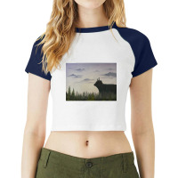 Castlevania Ending Raglan Crop Top | Artistshot