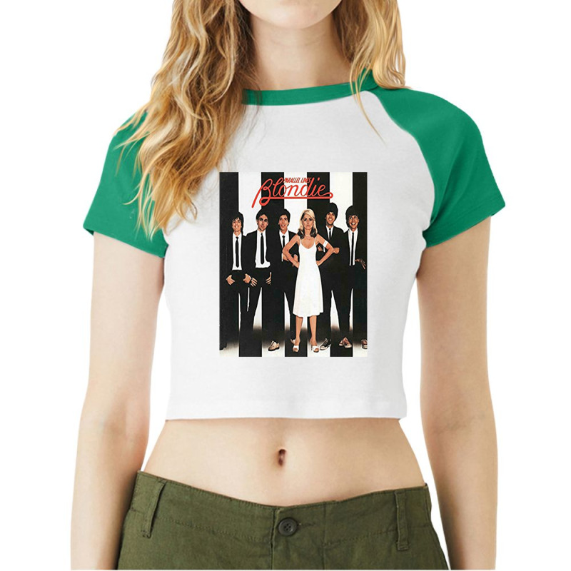 Parallel Lines Raglan Crop Top by AlisonPayne | Artistshot