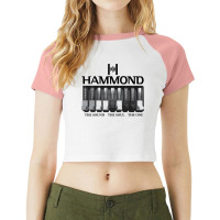 Hammond Organ And Graphics Classic Raglan Crop Top | Artistshot