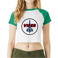 Battlestar Galactica - Viper Mark Ii Raglan Crop Top | Artistshot