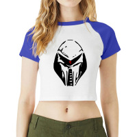 Battlestar Galactica Design - Cylon Centurion Raglan Crop Top | Artistshot