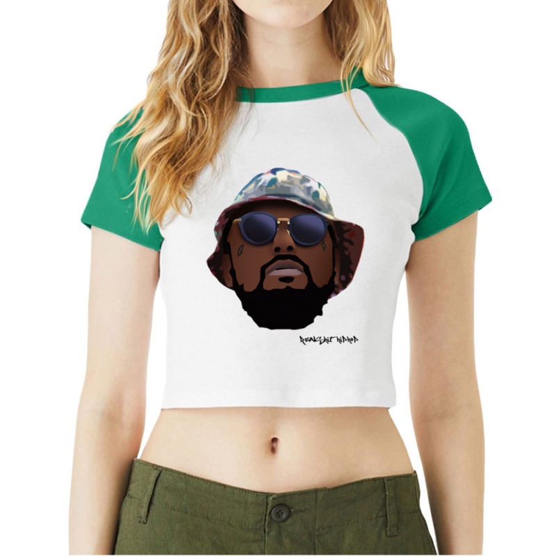 Schoolboy Q - Rshh Cartoon Long Sleeve Raglan Crop Top by JESSICAALLEN | Artistshot