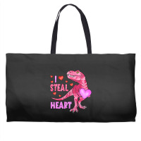 I Steal Hearts Dinosaur Lover Kids Boys Valentines Weekender Totes | Artistshot