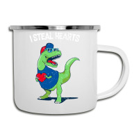 I Steal Hearts Dinosaur Lover Valentines Day Meme Camper Cup | Artistshot