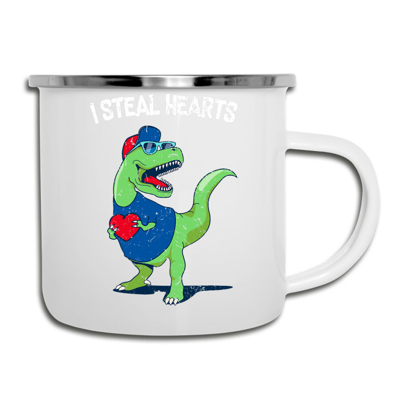 I Steal Hearts Dinosaur Lover Valentines Day Meme Camper Cup | Artistshot