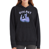 Gym Rat Work Out Weight Lifting Cross Train Vintage Hoodie | Artistshot