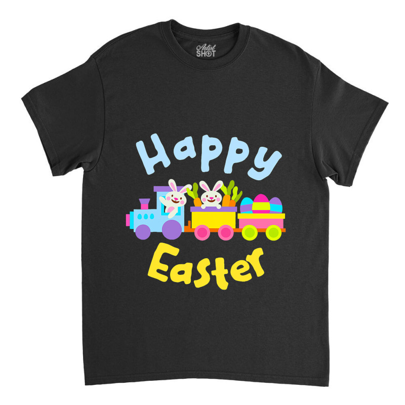 Happy Easter Train Bunny Chick Eggs Cute Boys Kids Classic T-shirt | Artistshot