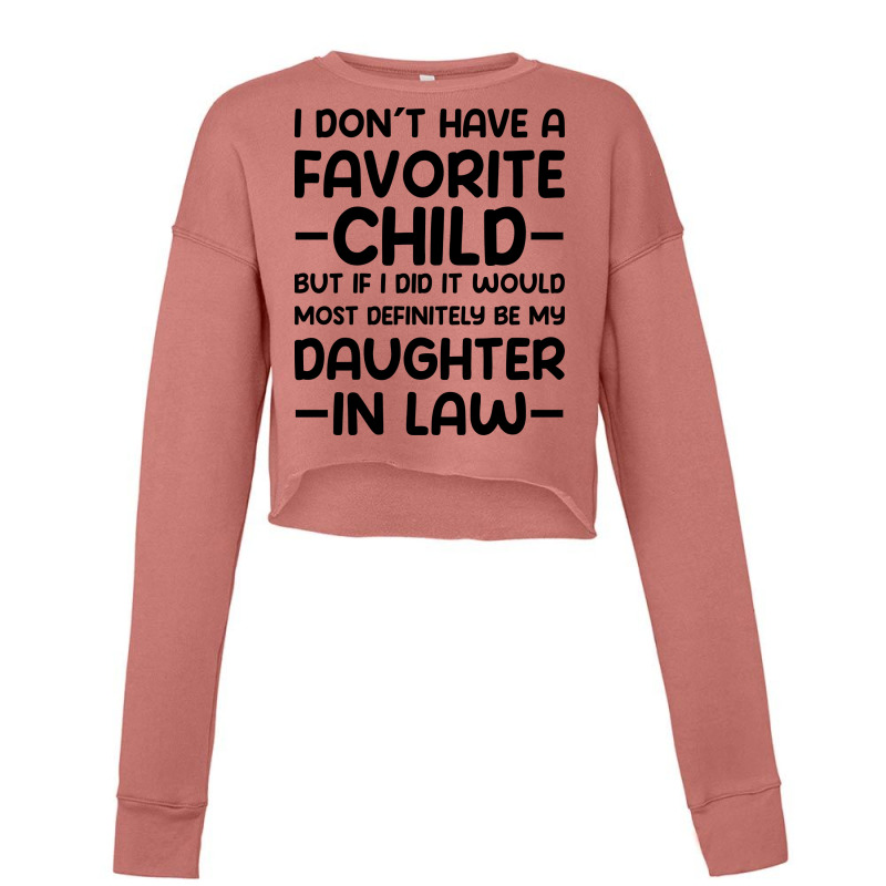 Daughter-in-law Love: A Design For Proud Parents Cropped Sweater | Artistshot