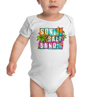 Sun Salt Sand Summer Baby Bodysuit | Artistshot