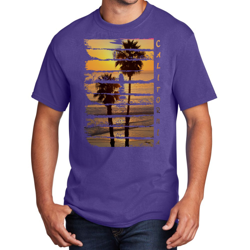 California Beach Paradise T  Shirtcalifornia Beach Vibes Summer Idea T Basic T-shirt by theaney | Artistshot