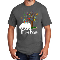 Mimi Bear Autism Awareness Love Support Basic T-shirt | Artistshot