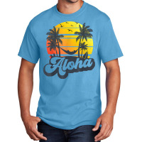 Aloha Hawaii Hawaiian Island Shirt Palm Trees Beach Vacation T Shirt Basic T-shirt | Artistshot