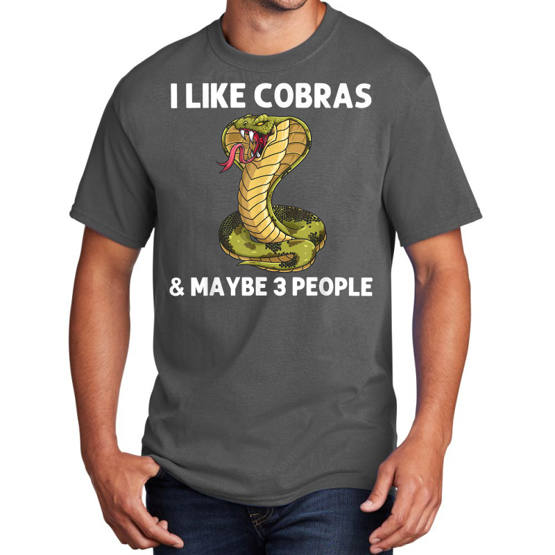 Cool Cobra Art For Men Women King Cobra Snake Lover Reptile T Shirt Basic T-shirt | Artistshot