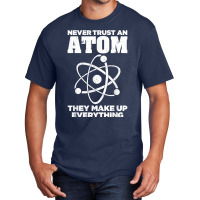 Funny Atom Art Men Women Stem Molecule Chemistry Teacher T Shirt Basic T-shirt | Artistshot