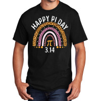 Happy Pi Day For Math Teachers Rainbow Math Teacher Woman's Basic T-shirt | Artistshot