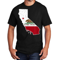 California Map Shirt   California Flag Gift Basic T-shirt | Artistshot