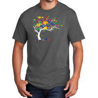 Tree Of Life Autism Awareness Month Asd Supporter Basic T-shirt | Artistshot