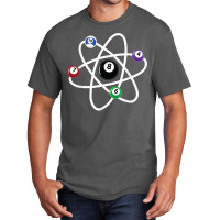 Billiards Atom Science Shirt 8 Ball Pool Lovers Billiard T Shirt Basic T-shirt | Artistshot