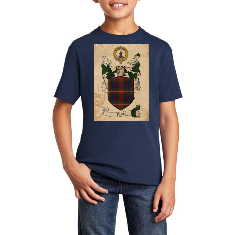 Clan Fraser Basic Youth T-shirt by PantsArts | Artistshot