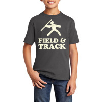 Vintage Track & Field Throwing Coach Javelin Shot Put Discus T Shirt Basic Youth T-shirt | Artistshot