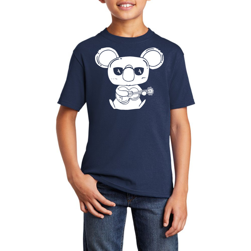 Ukulele Kids T  Shirt A Four String Ukulele Instrument With Koala T  S Basic Youth T-shirt | Artistshot