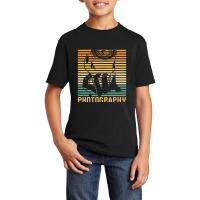 Photography T  Shirt Retro Camera Photo Photographer   Vintage Photogr Basic Youth T-shirt | Artistshot