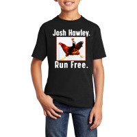 Josh Hawley Run Free Funny Running Basic Youth T-shirt | Artistshot