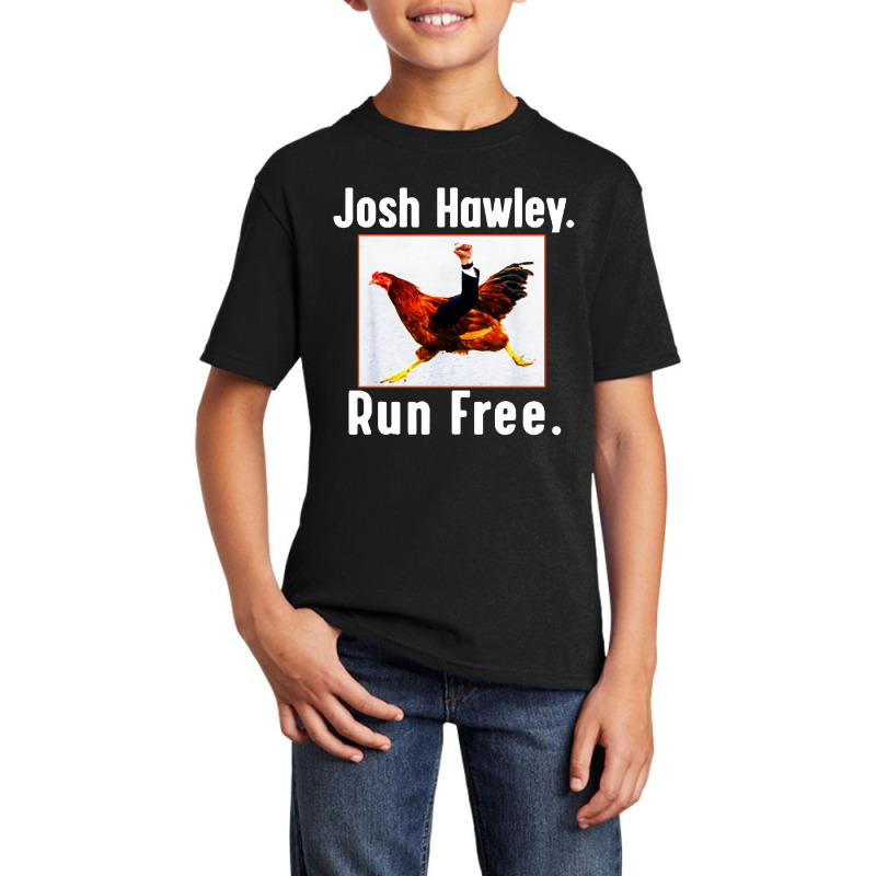 Josh Hawley Run Free Funny Running Basic Youth T-shirt by Mozza | Artistshot