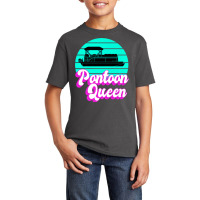 Pontoon Queen Boat Captain Funny Boating Premium T Shirt Basic Youth T-shirt | Artistshot