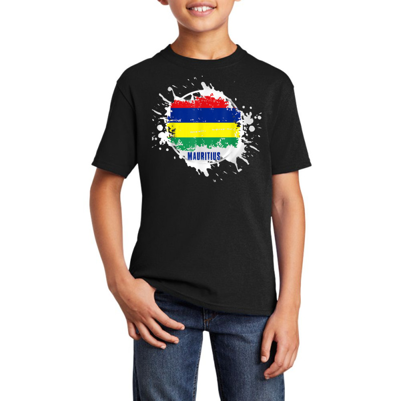 Mauritius Splash T Shirt Basic Youth T-shirt by riesshrpulice9gx | Artistshot