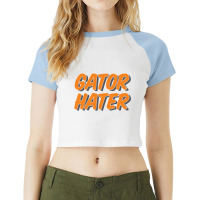 Gator Hater - Tennessee Raglan Crop Top | Artistshot