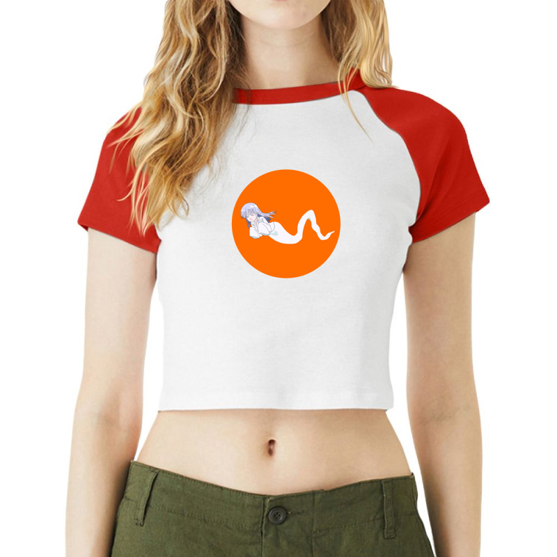 Pop Socke Anime Ghos Raglan Crop Top by cm-arts | Artistshot