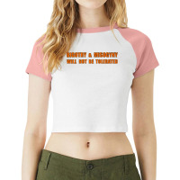 No Bigotry Or Misogyny Premium T Shirt Raglan Crop Top | Artistshot