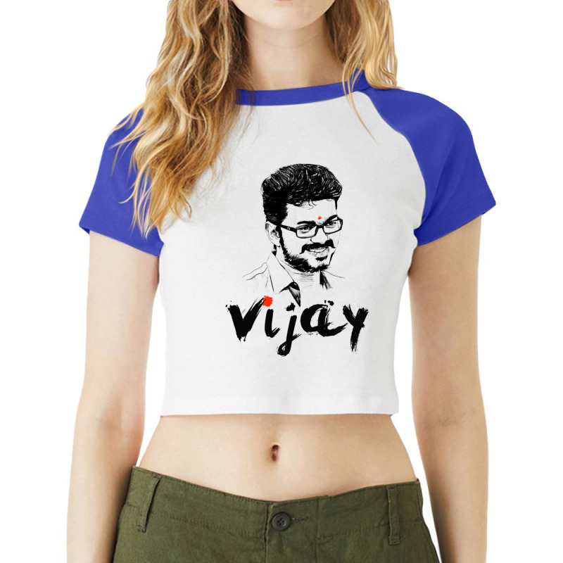 Vijay Raglan Crop Top by DARRELLBARNES | Artistshot