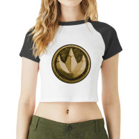 Dragon Green King Raglan Crop Top | Artistshot