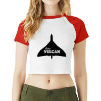 Avro Vulcan Raglan Crop Top | Artistshot