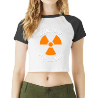 Losing Toxic People Is A Win - Motivational Quotes Raglan Crop Top | Artistshot