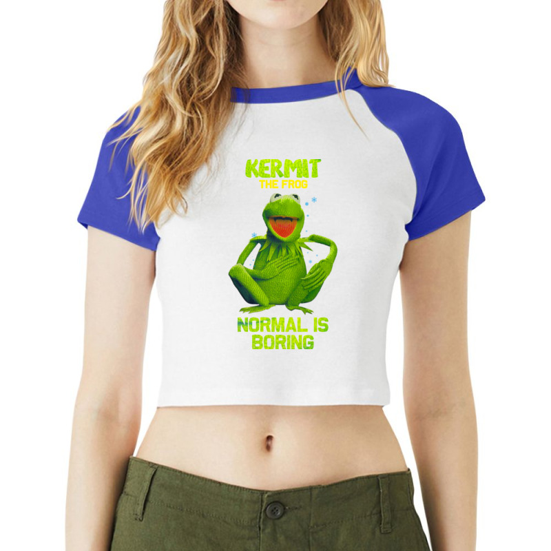 Kermit Normal Is Boring-ujgyb Raglan Crop Top by Kenruhaea79 | Artistshot