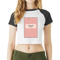 Severance Book Cover Raglan Crop Top | Artistshot